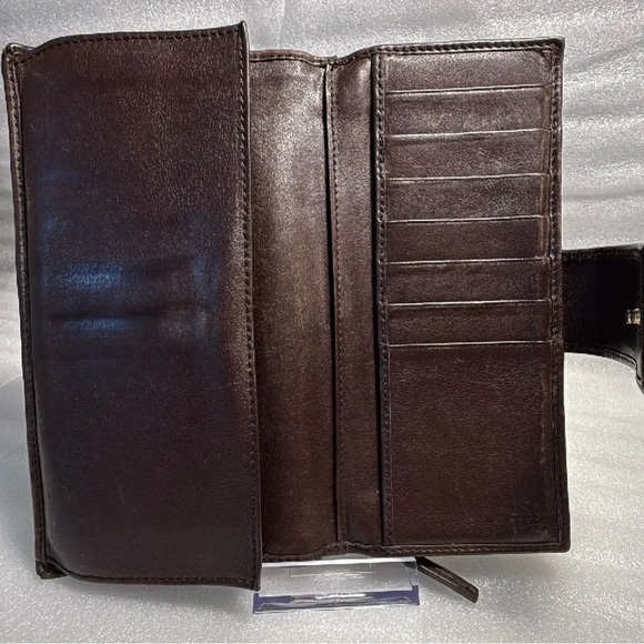 Gucci Dark Brown GG Guccisima Brown Leather Wallet - Picture 5 of 8